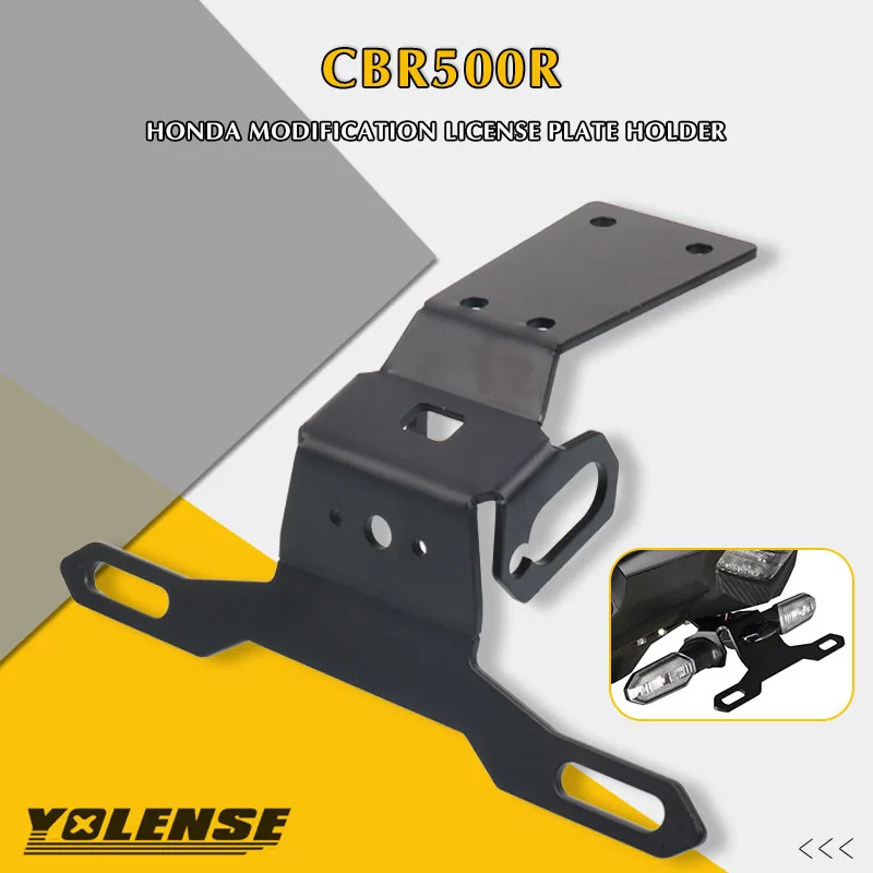 

For HONDA CBR500R CBR500 R CBR 500R 2020 2021 2022 Motorcycle LED Tail Tidy Fender Eliminator Registration License Plate Holder