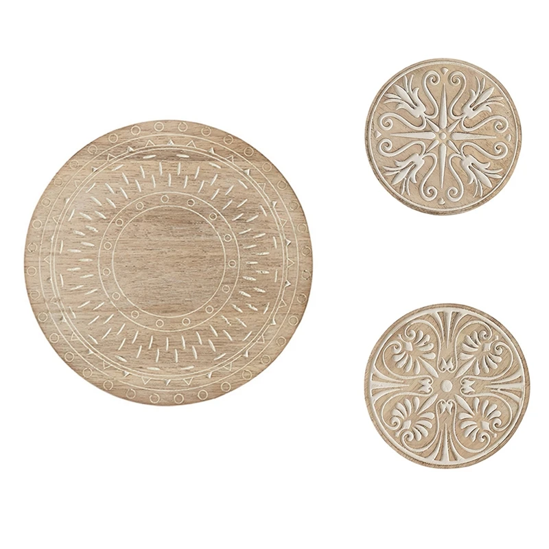 

Round Potholder Cork Wood Pallet Coaster Heat Resistant Mat Kitchen Dining Coaster Table Placemats Drink Wine Mug