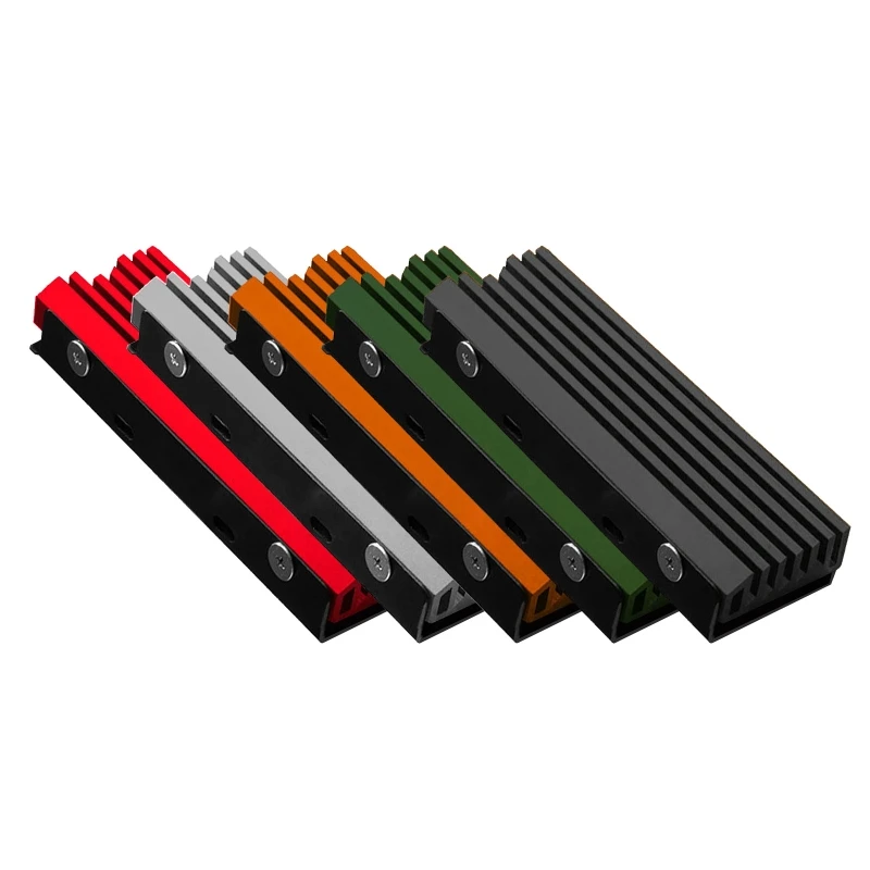 

51BE M.2 SSD Heatsink Double-Sided Heat Sink Heat Dissipation for PC NVME 2280 SSD