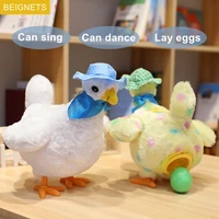 new egg laying hen electronic plush toys dancing and singing anti stress gadgets childrens decoration home furnishing