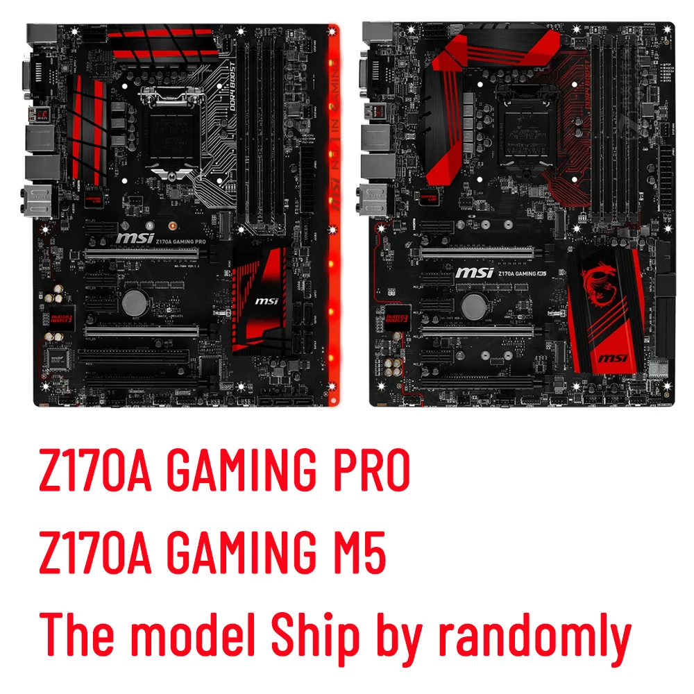 

Материнская плата Intel Z170 LGA 1151 i7 i5 i3 DDR4 64 Гб PCI-E 3,0 HDMI i7 i5 i3 десктопная материнская плата Z170 1151 материнская плата HDMI Игровая материнская плата MSI ...