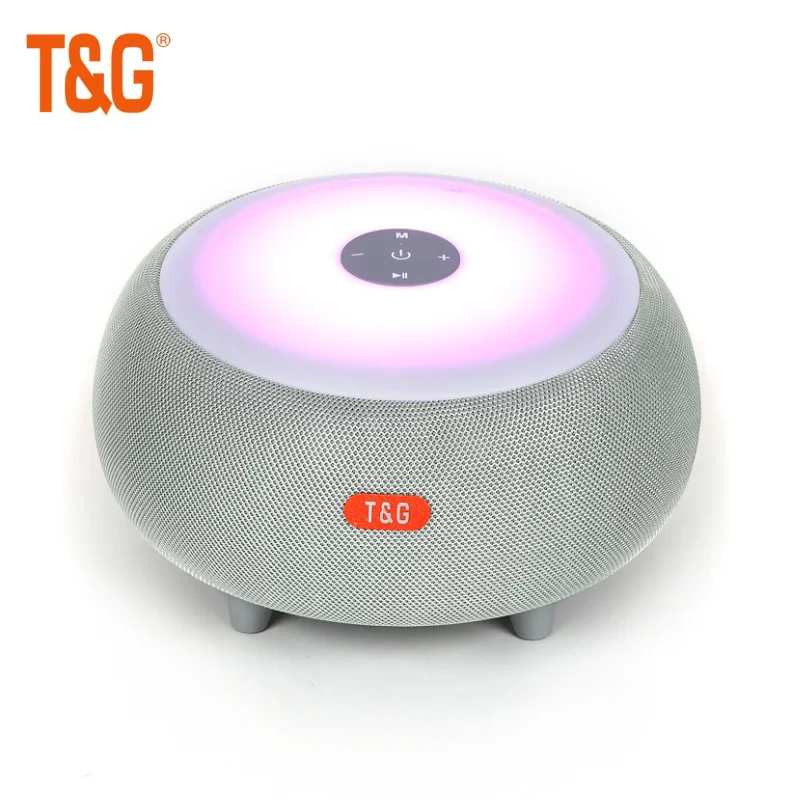 

TG616 Portable Desktop Wireless Bluetooth Speakers FM Radio Outdoor Colorful LED Lights Loud 20W Heavy Subwoofer Caixa De Som