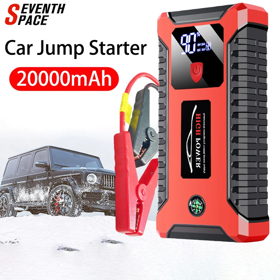 

Car 1000A 20000mAh Jump Starter 12V Output Portable Emergency Start-up Charger for Cars Booster Battery Starting Device