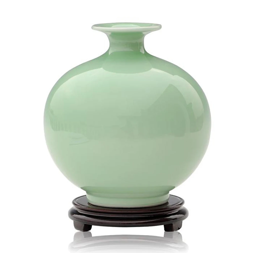 

Винтажное китайское украшение для дома, керамическая ваза Jingdezhen, фарфоровая розетка для цветов, подарок
