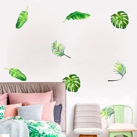 42pcsset cartoon tropical plant wall sticker for children room bedroom wall decal self adhesive stickers waterproof home decor