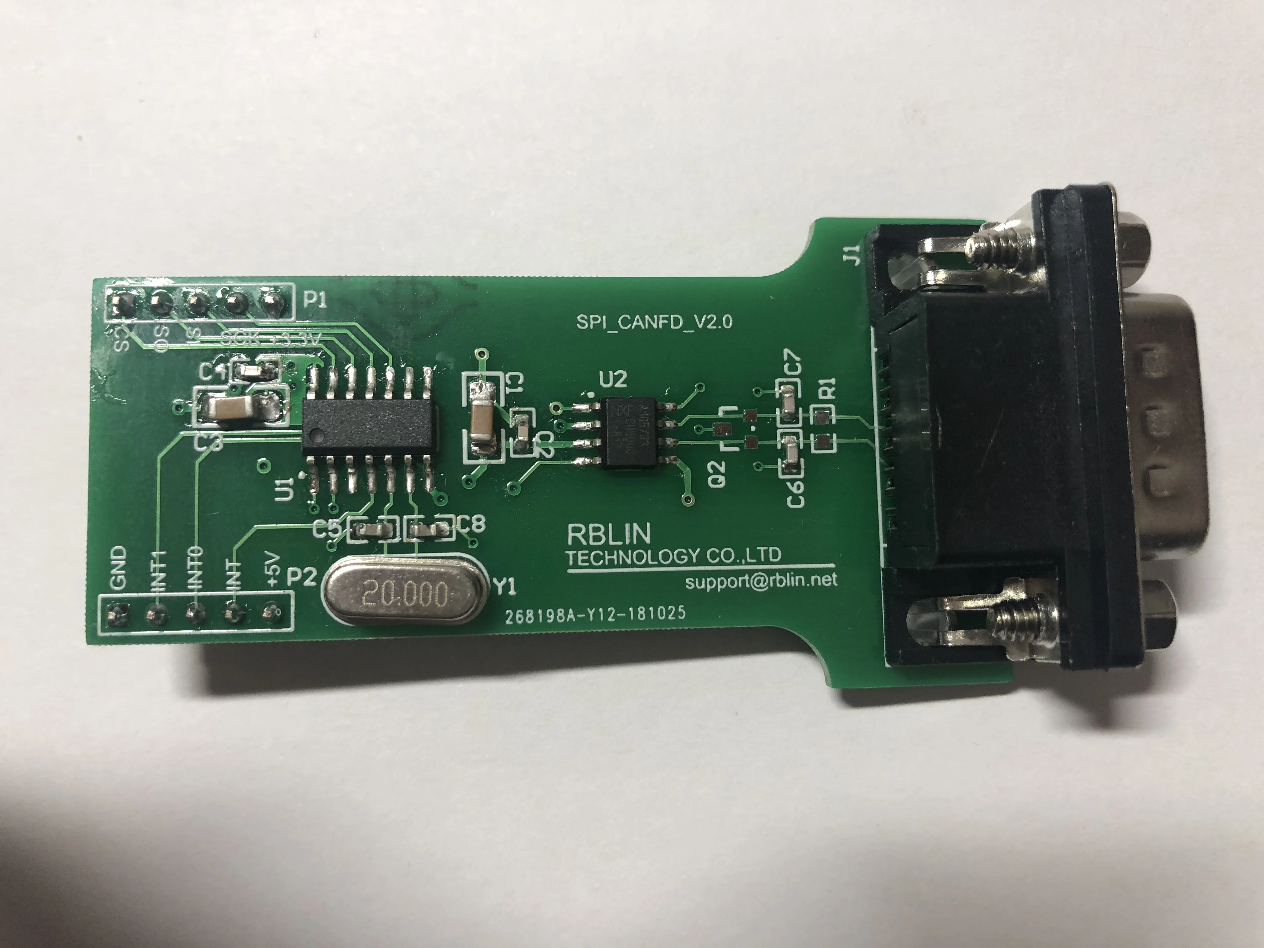 

Can FD шина сетевой модуль интерфейс SPI mcp2517fd исходный код (PIC MCU)