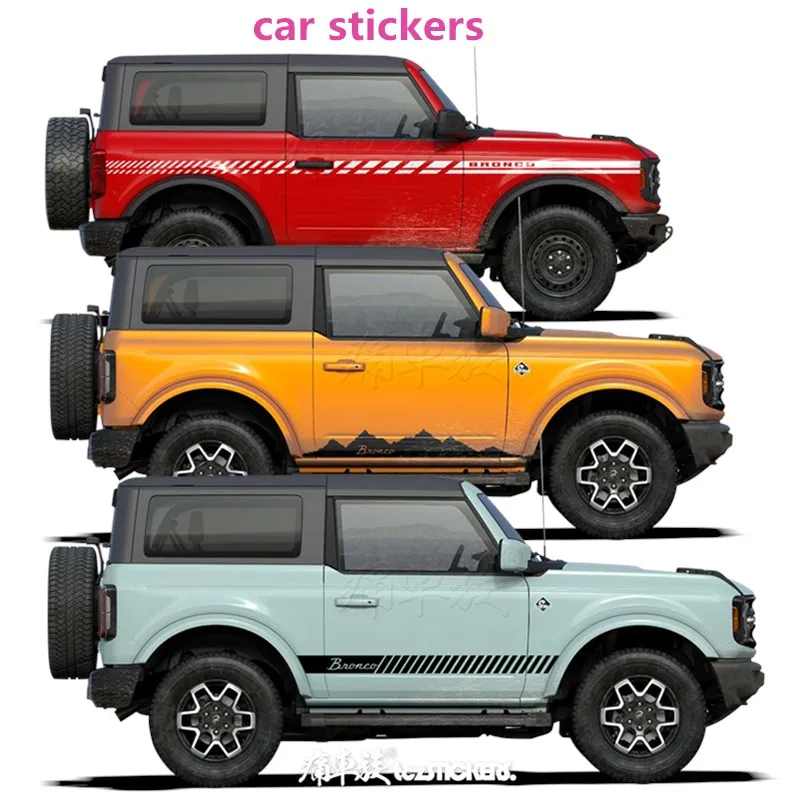 Car stickers FOR Ford bronco car body exterior decoration fashion special Vinyl decals