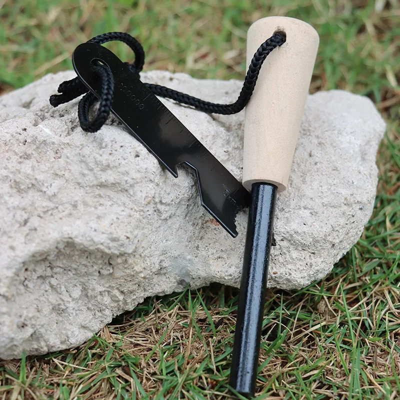 Фото Bear Grylls Survival Fire Starter, магниевый кремневый стержень, портативный аварийный комплект Firesteel, зажигалки для курения, инструмент для кемпинга, пешего туризма №1