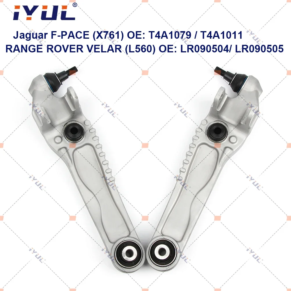 IYUL A Пара Передняя Нижняя подвеска рычаг управления прямой для Jaguar F-PACE X761 Land Rover