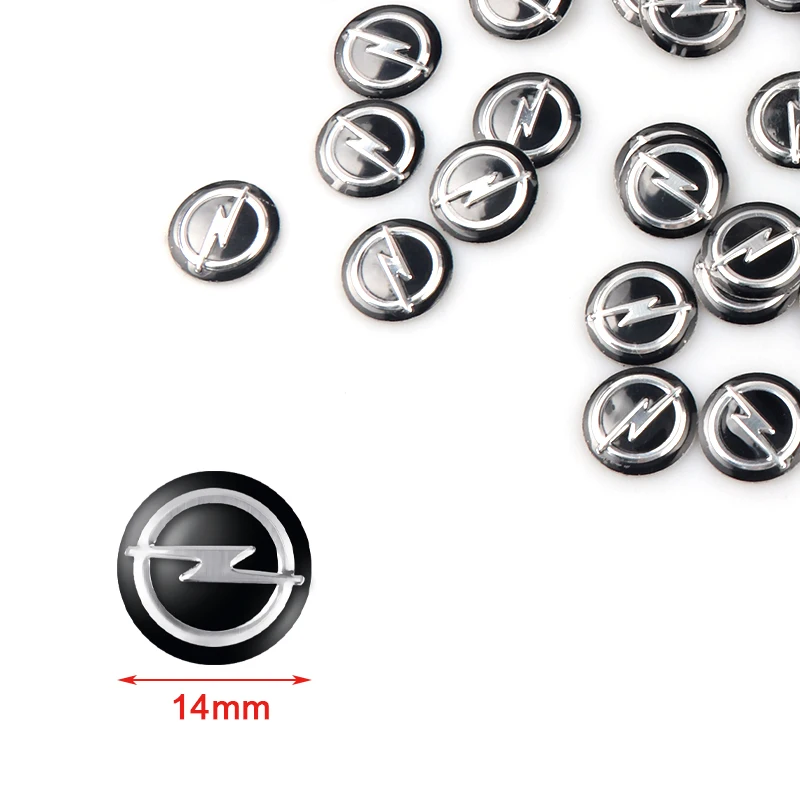 

10 шт., автомобильный брелок с дистанционным управлением, 3D алюминиевая наклейка для Opel Astra J H G K Insignia Corsa D C Vectra C Zafira B, наклейки на корпус авто ключа