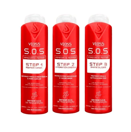

Vloss Kit Immediate Repair S.O.S Immediate Repair 3x500ml