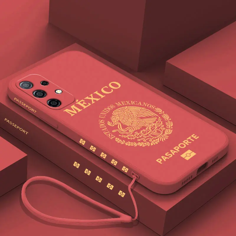 Мексиканский паспорт телефон для OPPO A54 A74 A57 A96 A76 A36 A95 A12 A15 A15S A16 A16K A9 A5 2020 4G чехол из