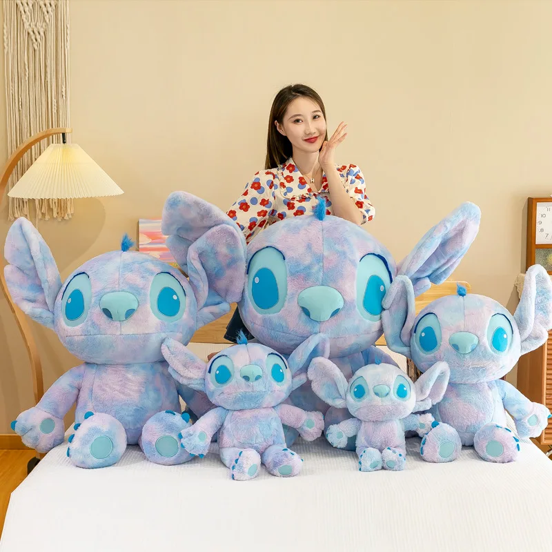 

New Disney Anime Kawaii Lilo & Stitch Stuffed Plush Toy Pillow Cartoon Plushie Doll Couple Christmas Birthday Halloween Gifts