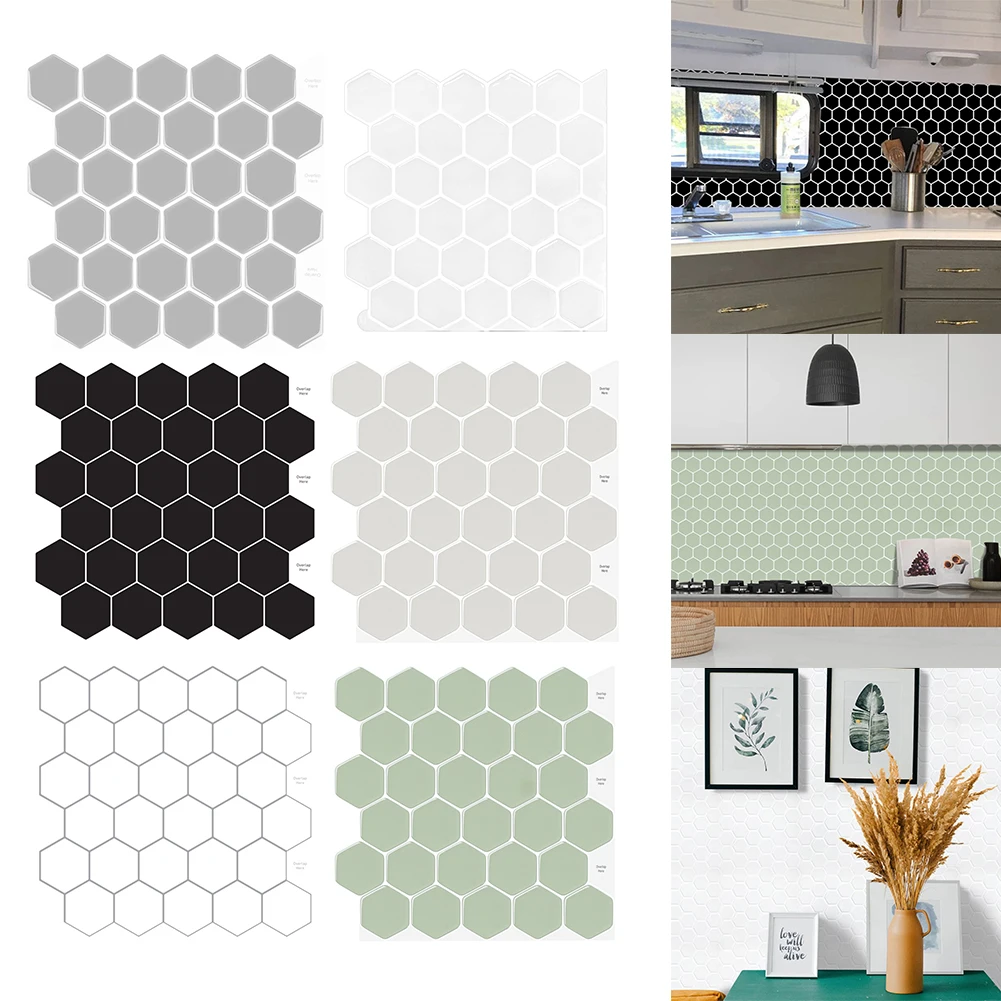 

Самоклеящаяся мозаичная плитка для кухни, ванной, 12 шт., 12 дюймов