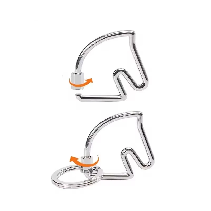 Фото Сумка с головой лошади, подвеска-подвеска, декоративная для сумочки Hermes, сумки на плечо, автомобильный брелок для ключей, сумка, плечевой ремень, регулировка Buck №5