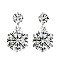 vintage dangle earrings for women lady girl earrings silver diamond ear studs jewelry accessories love gift luxury aretes 2022