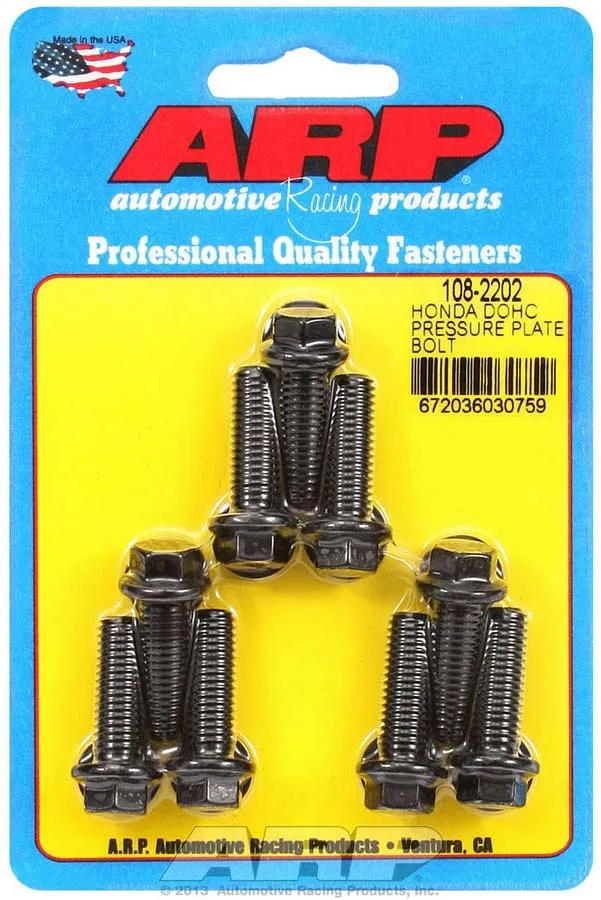 

ARP Pressure Plate Bolt Kit Honda B Series P/N 108-2202