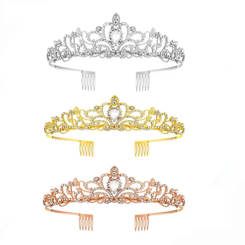 

Birthday Queen Crown Girl Women Bling Rhinestone Crystal Birthday Decoration Satin Sashes Anniversary Supplies