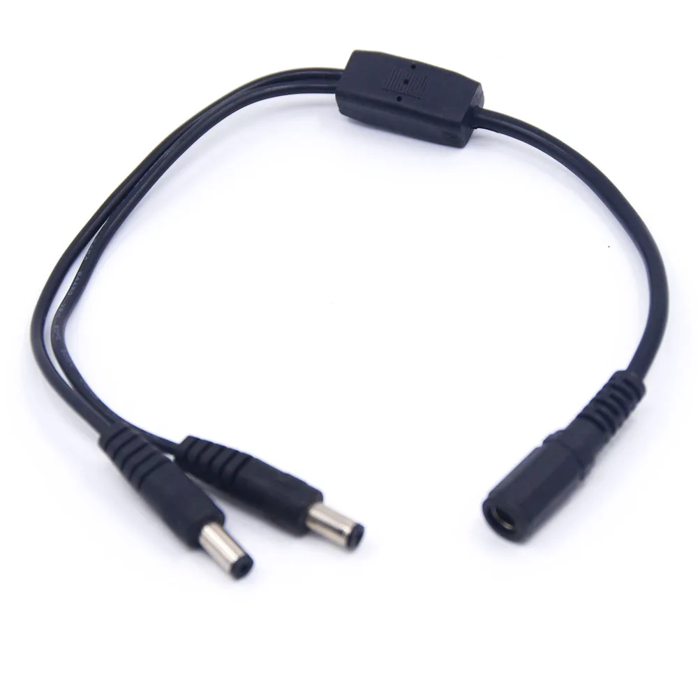 Кабель питания преобразователя DC 5 5*2 1 мм мама-двойной папа