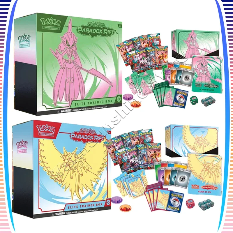 Оригинальная карта Pokemon американская версия PTCG Scarlet &amp Violet Paradox Rift SV4 Iron Valiant Roaring Moon