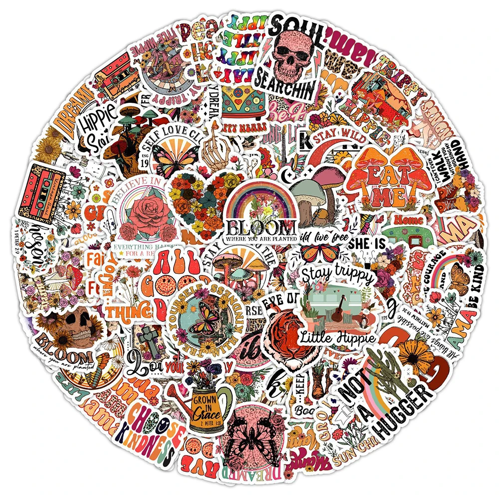 10/30/50/100 шт. винтажные стикеры в виде надписей | Наклейки