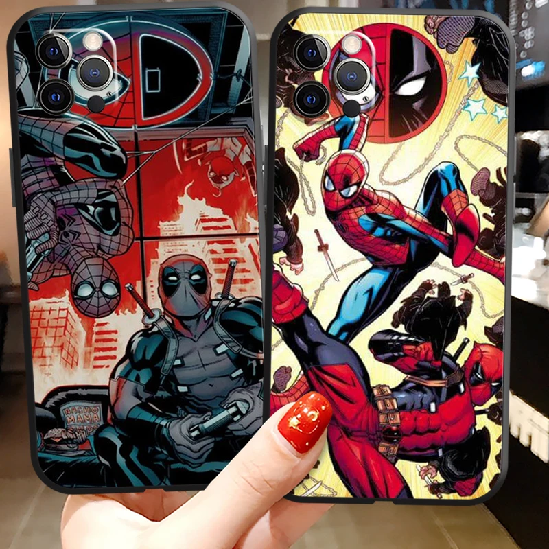 

Marvel Avengers Phone Cases For iPhone 11 12 Pro MAX 6S 7 8 Plus XS MAX 12 13 Mini X XR SE 2020 Funda Back Cover Soft TPU