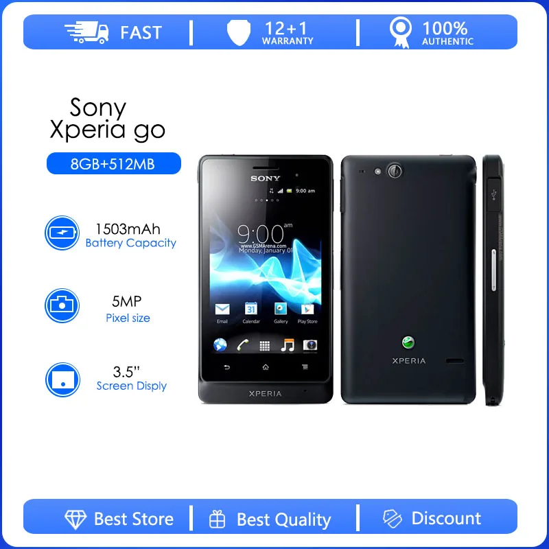 Sony Xperia ST27 ST27i yenilenmiş-orijinal kilidi GSM 3.5 