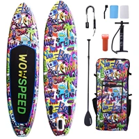 4000f inflatable surfboard stand up paddle board surfing board anti slip water sport sup board for all skill levelsair pumpbag