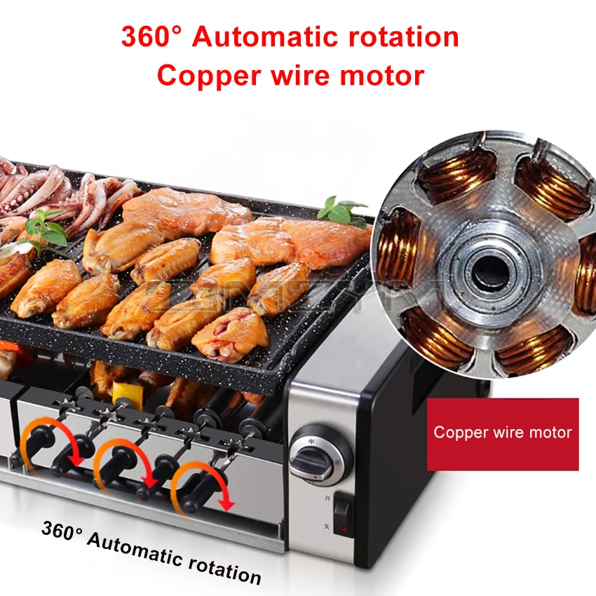 new arrival household electric barbecue pits hsk 039c smokeless barbecue machine electric baking pan teppanyaki grill 220v 50hz free global shipping