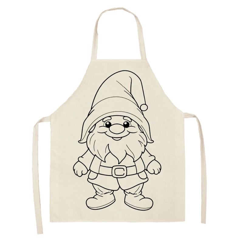 Кухонный Фартук для женщин льняной водонепроницаемый фартук мужчин и детей