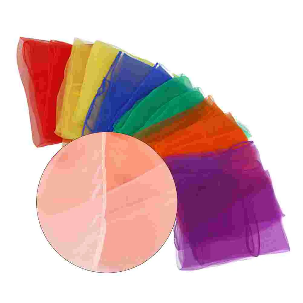 

Scarf Chiffon Scarfs Performance Scarves Sheer Silk Women Neckerchief Dance Kids Neck Daily Outfit Satin Square Head Headscarfs