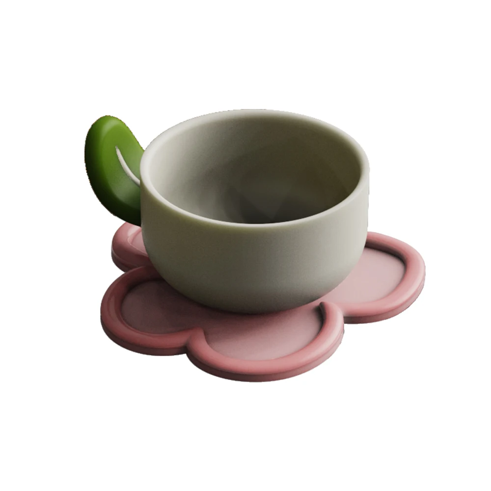 

Ceramic Cafe Cups Porcelain Coffee Cup and Saucer Set Tableware Chinese Tea Cup Portable Mug Kitchen Crockery Cupshe Dish Tools