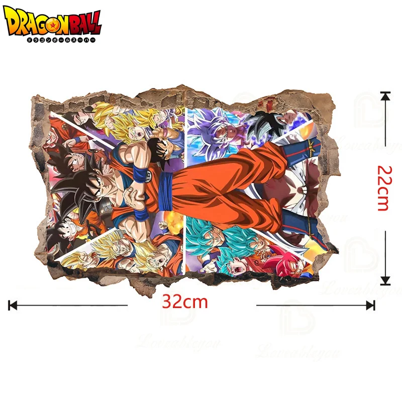 

Paint Stickers Dragon Ball Z Wallpaper Cartoon Poster Japanese for Teenagers and Adults for Living Room Kids Decoration Poster