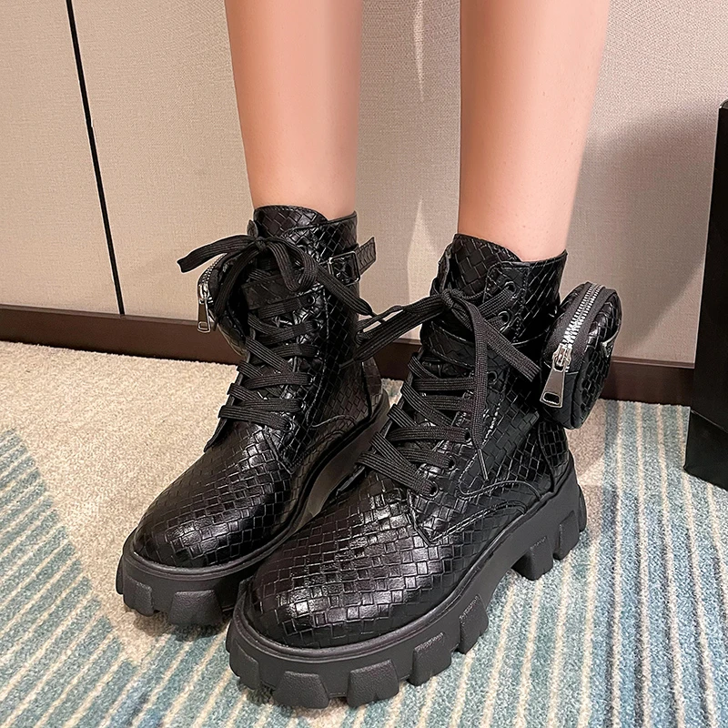 Женские ботинки новые ботильоны женские черные кожаные оксфорды на толстой