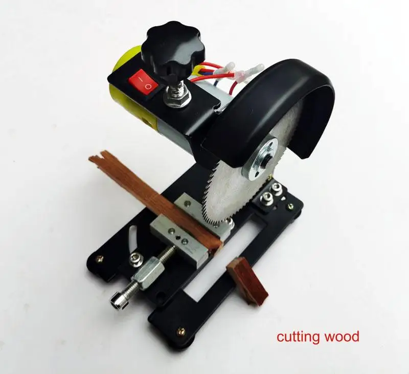 

Мини-циркулярная пила для металла с высоким крутящим моментом, 4-дюймовый мини-настольный станок для резки дерева, железа и алюминиевых профилей