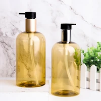 500ml soap dispenser bottle shampoo shower gel hand soap lotion refillable bottle pressed multi purpose liquid storage container