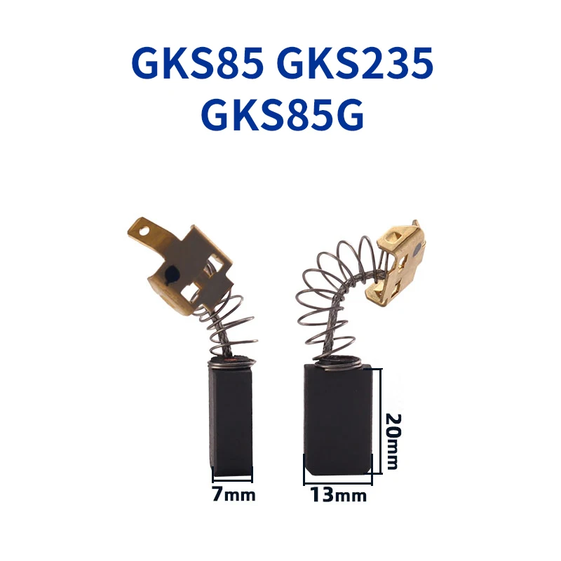 

Оригинальная Угольная щетка для циркулярной пилы Bosch GKS85 GKS85G GKS235, направляемая пила, Угольная щетка, аксессуары 7x13x20 мм