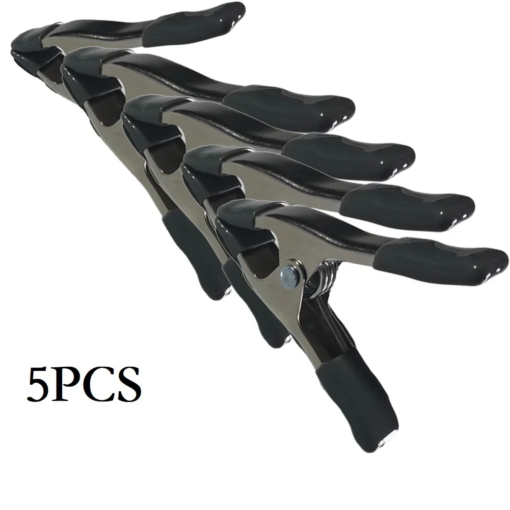 1/5 шт. 4-дюймовый сверхмощный DIY рабочий зажим портативный домашний металлический пружинный зажим никелированный А-образный зажим деревообрабатывающие инструменты