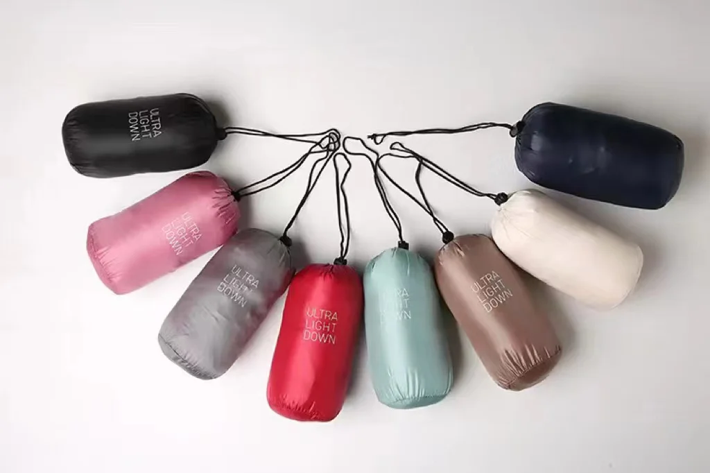 Winter Women Coat Ultralight Puffer 90% Down Jacket O-Neck Button Warm Padded Parka Coat Female Portable Overcoat Chaqueta Mujer