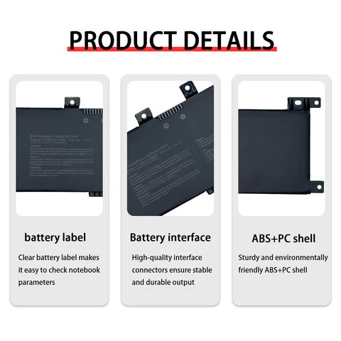 B31N1635 Аккумулятор для ноутбука ASUS VivoBook Pro 17 A705 X705UA F705UA N705U R702UF R702UB R702NC M705UF P1700UA 0B200-02560100