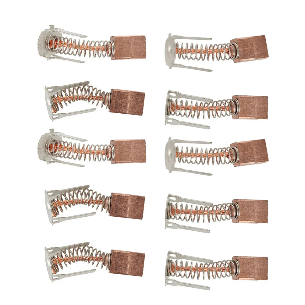 10 шт. карбоновые щетки для угловой шлифовальной машины GSR GSB 180-LI 140-LI