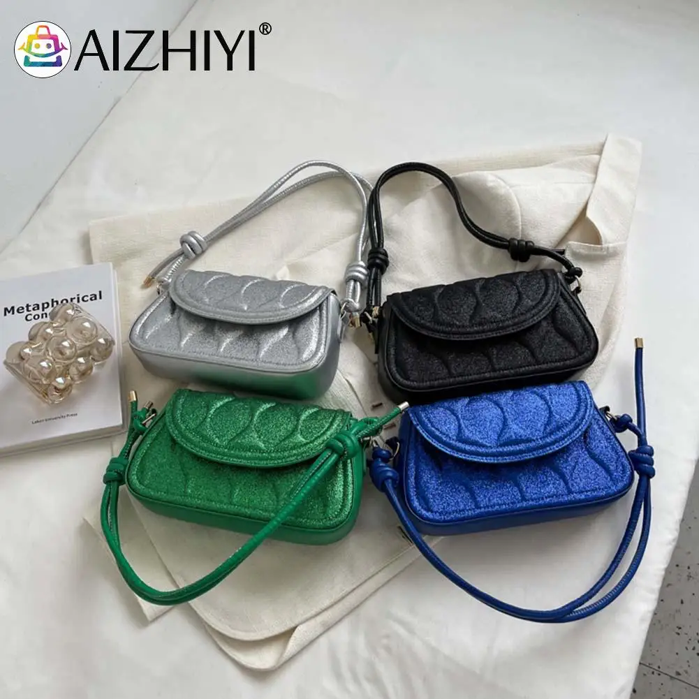 

Fashion Sequins Handbags Women Glitters Leather Dinner Party Shoulder Underarm Bag Chic Handbag for Women Outdoor