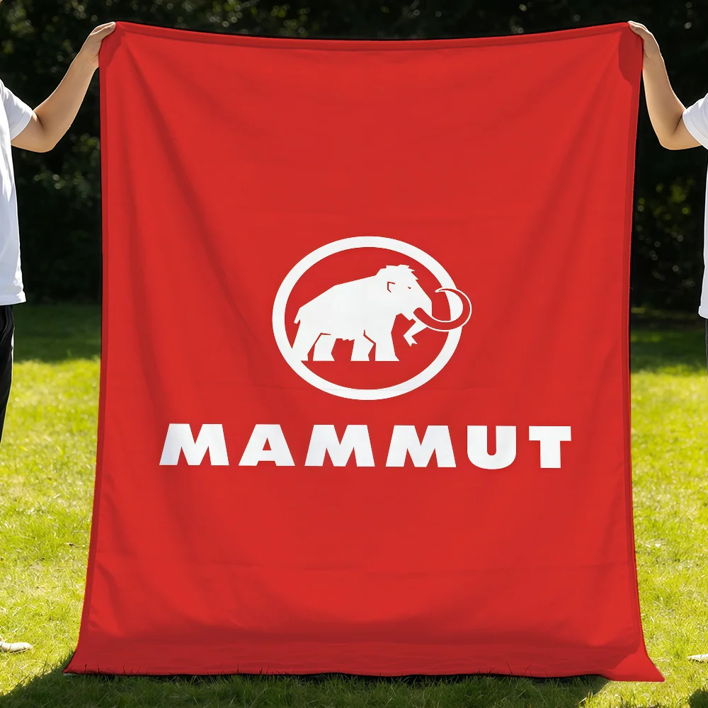 Фото Плед с логотипом M-MAMMUTS, мягкий, теплый, пушистый, для детей, для кровати, дивана, автомобиля, колыбели №3