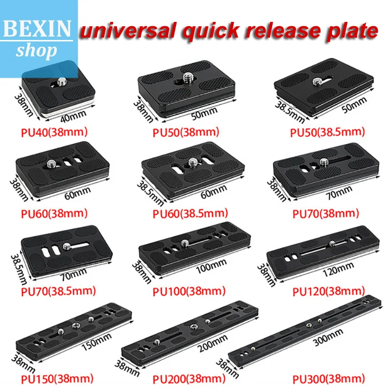 

camera tripod quick release plate with 1/4 screw base camera mounting plate suitable for SLR camera arca Swiss ball head tripod