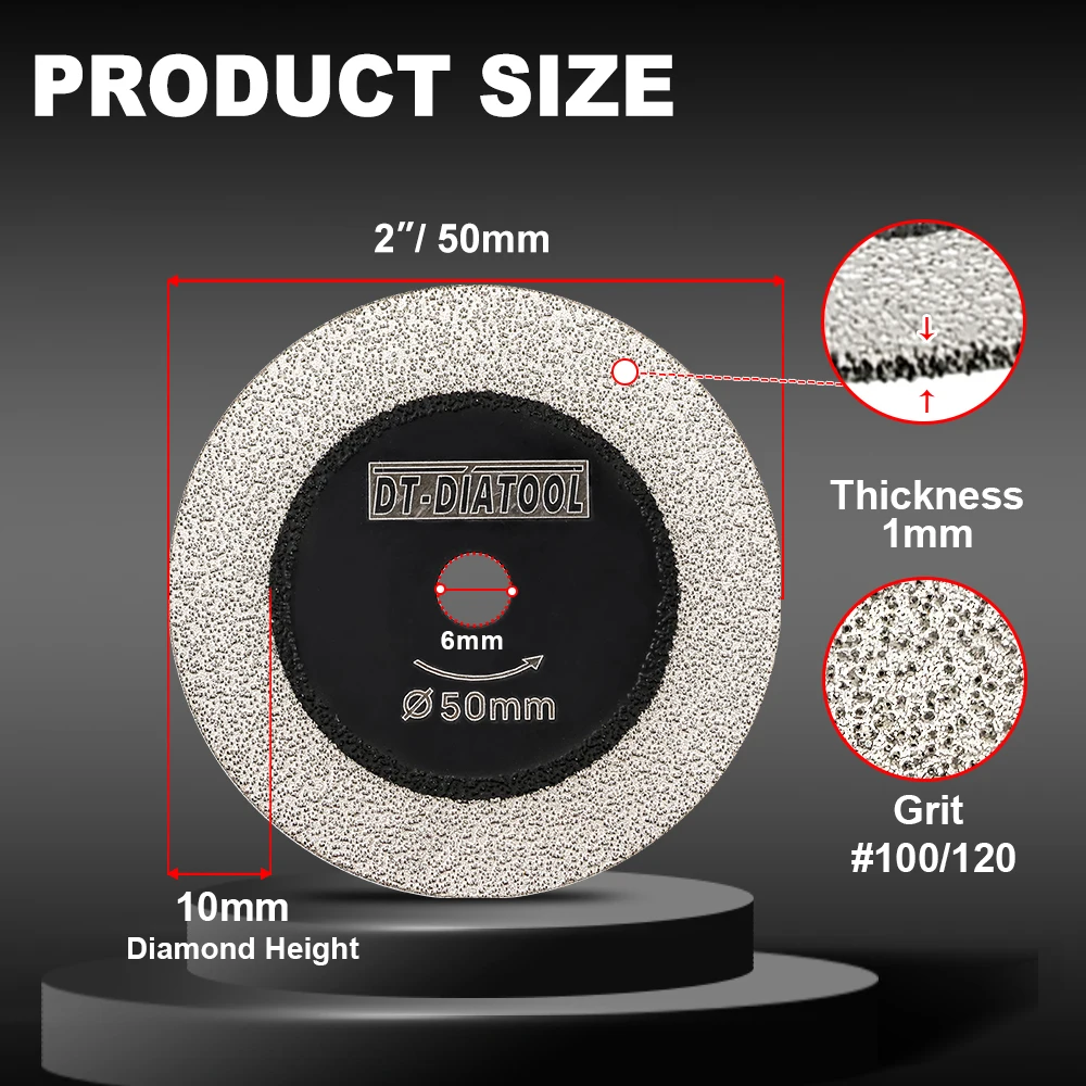 

DT-DIATOOL Алмазный мини-пильный диск, режущие диски для стекла, стеклянной плитки, бутылки вина, хрустальная режущая пластина, дисковая пила для стекла