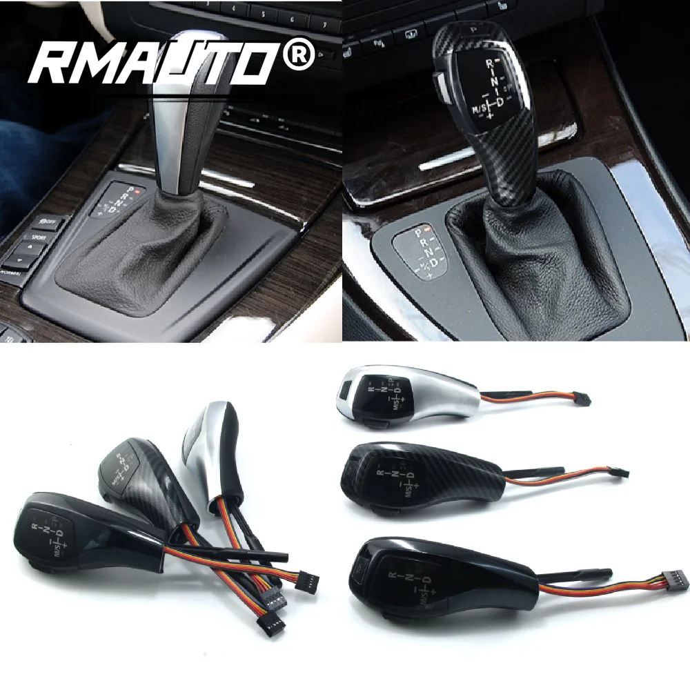 

Автоматическая светодиодная ручка переключения передач рычаг переключения передач для BMW 1 3 5 6 7 серии X1 X3 X5 E38 E39 E53 E60 E46 E63 E81 E90 светодиодная р...