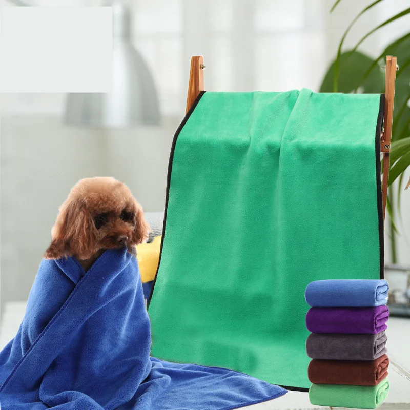 

Быстросохнущее полотенце для домашних животных, собак и кошек, полотенце из мягкого волокна, s влагопоглощающее банное полотенце, удобное п...