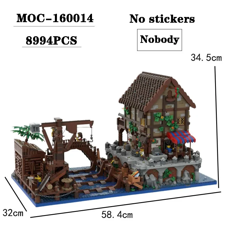 Строительный блок модель строительной игрушки 8994 шт. пазл для взрослых и детей