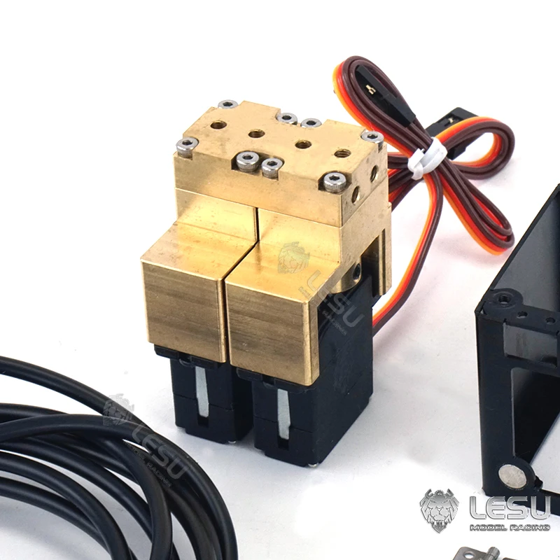 Фото LESU RC Parts Ящик для инструментов Реверсивный клапан для 1/14 RC Roll On/Off Гидравлический грузовик Кран Самосвал Модель Запасные части Аксессуар TH20190 №3