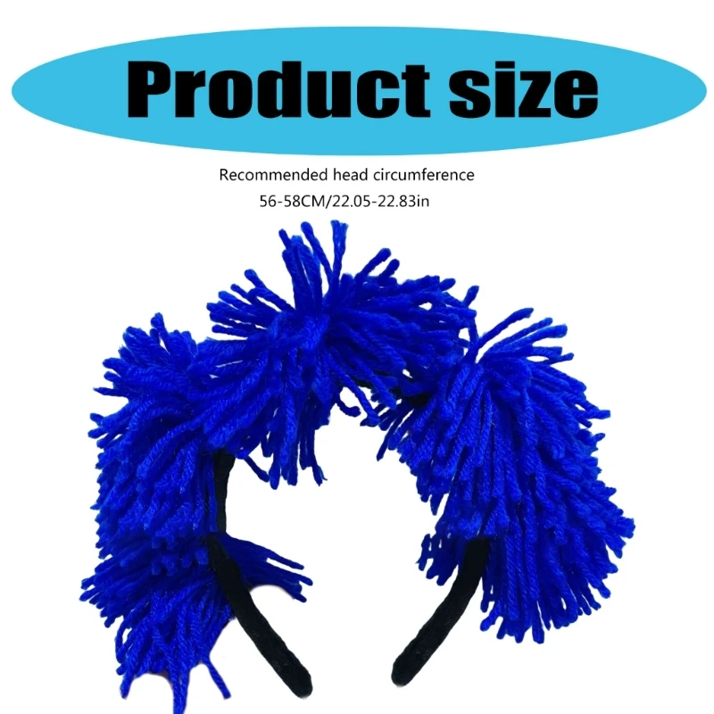 Головные уборы для вечеринок с пышными помпонами повязка на голову 4 июля обруч